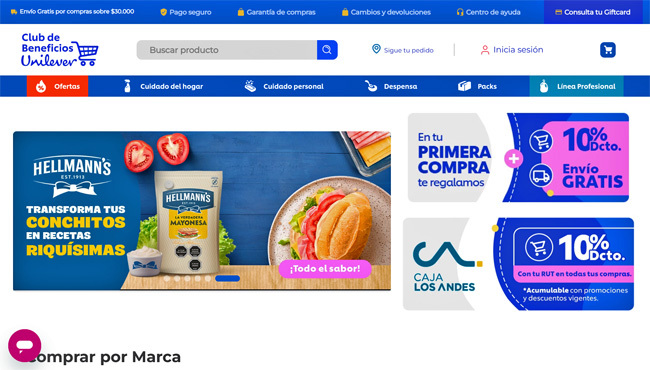 Unilever Club Beneficios Publimark