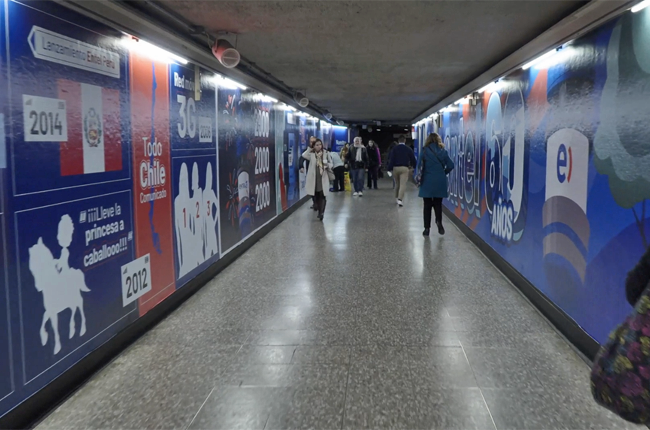 Entel Estación La Moneda Publimark