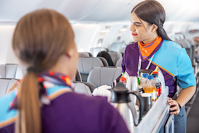 Arajet a bordo Publimark