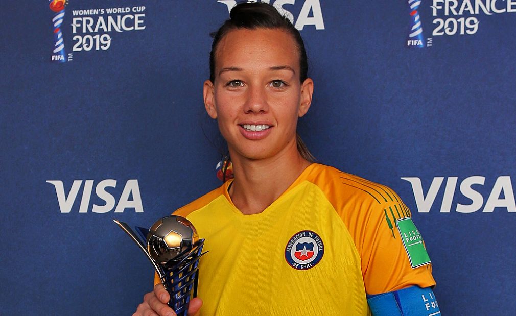 Visa premi&oacute; a la arquera chilena