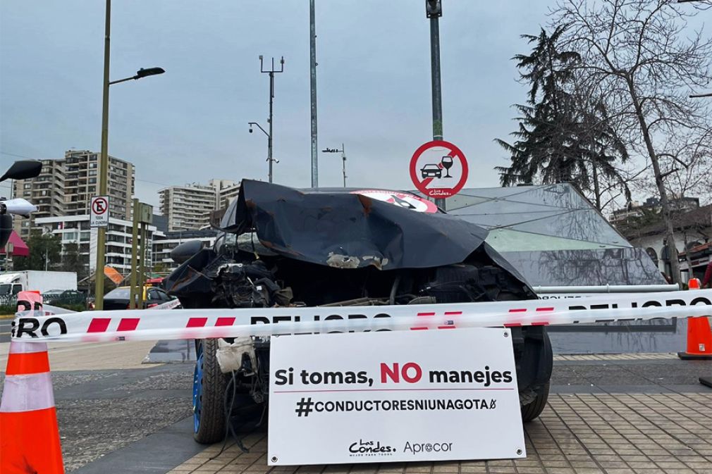 Campa&ntilde;a para conducir sin alcohol en Las Condes