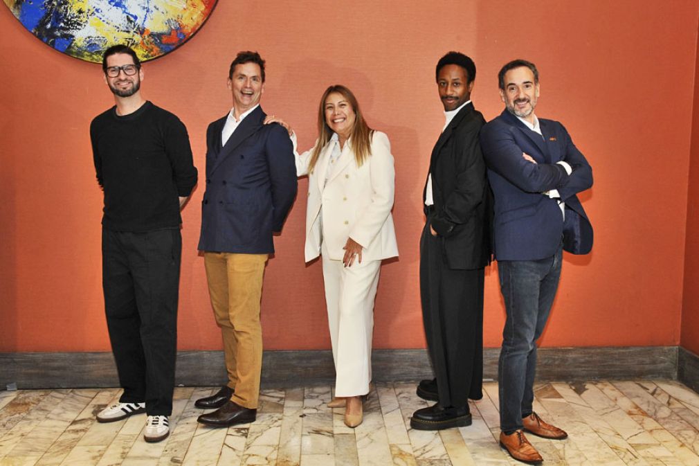 Jos&eacute; Miguel Ventura, Ian Whittaker, Gema Berr&iacute;os, Tashan Nicholas y Gonzalo Parra, presidente de la AAM