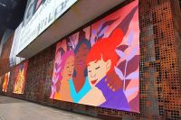 “El Abrazo”: Mural sustentable que busca revolucionar Santiago