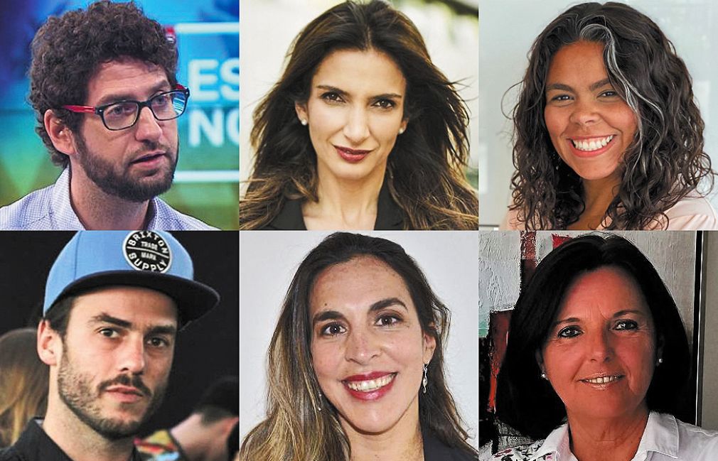 Jos&eacute; Miguel Ventura, Beatriz Parodi, Carolina Pinheiro, Patricio Del Sante, Carolina Cuneo y Marlene Larson