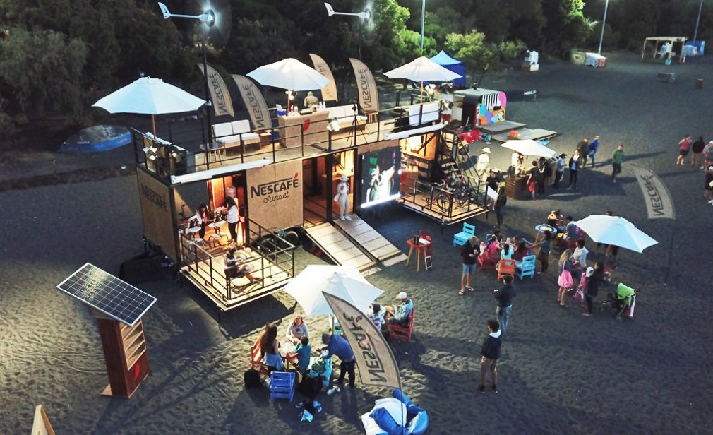 Nescaf&eacute; al atarceder en las playas este verano