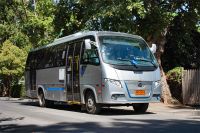 El bus eléctrico fabricado en Chile que viaja a Brasil