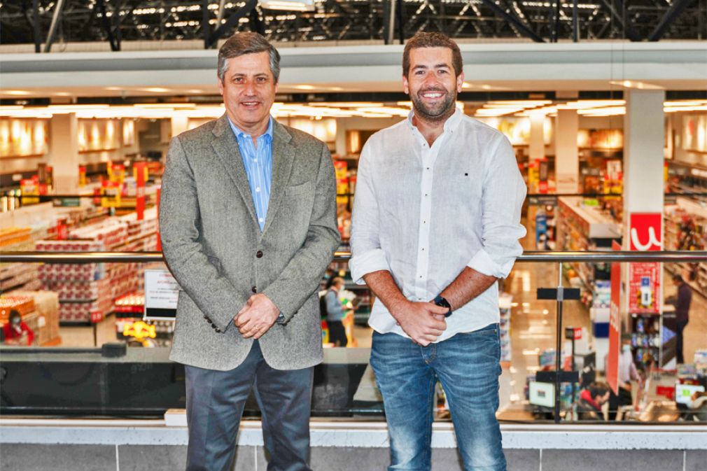 Marcelo G&aacute;lvez, de SMU, y Alan Meyer, de Mercado Libre