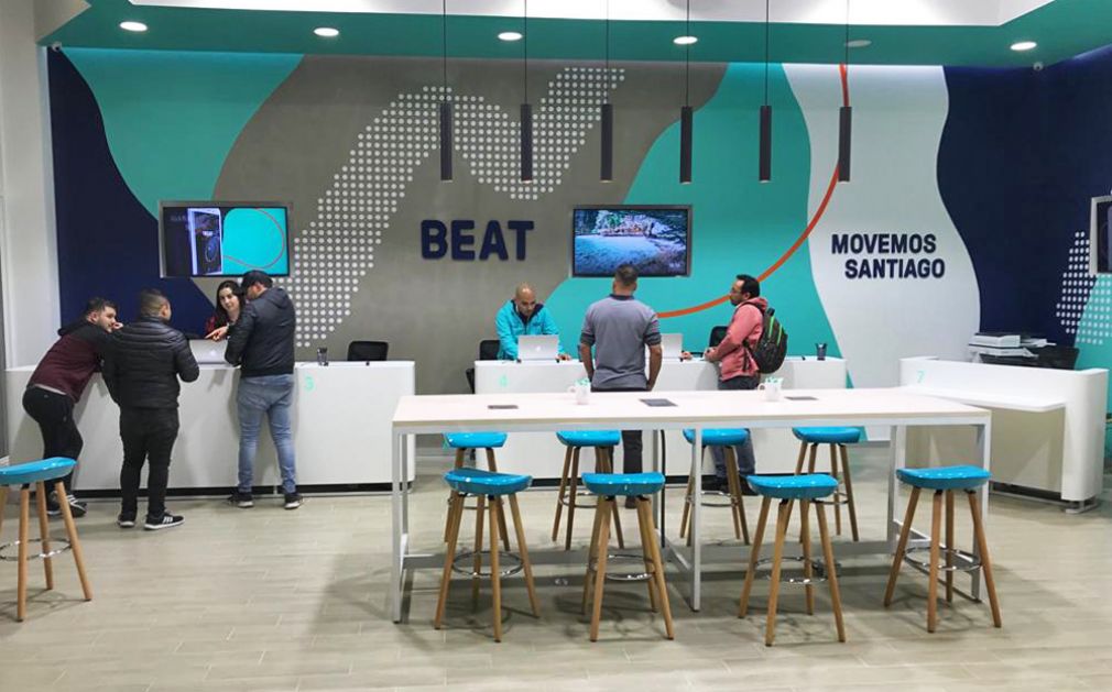 Segundo centro de atenci&oacute;n de app Beat en Santiago