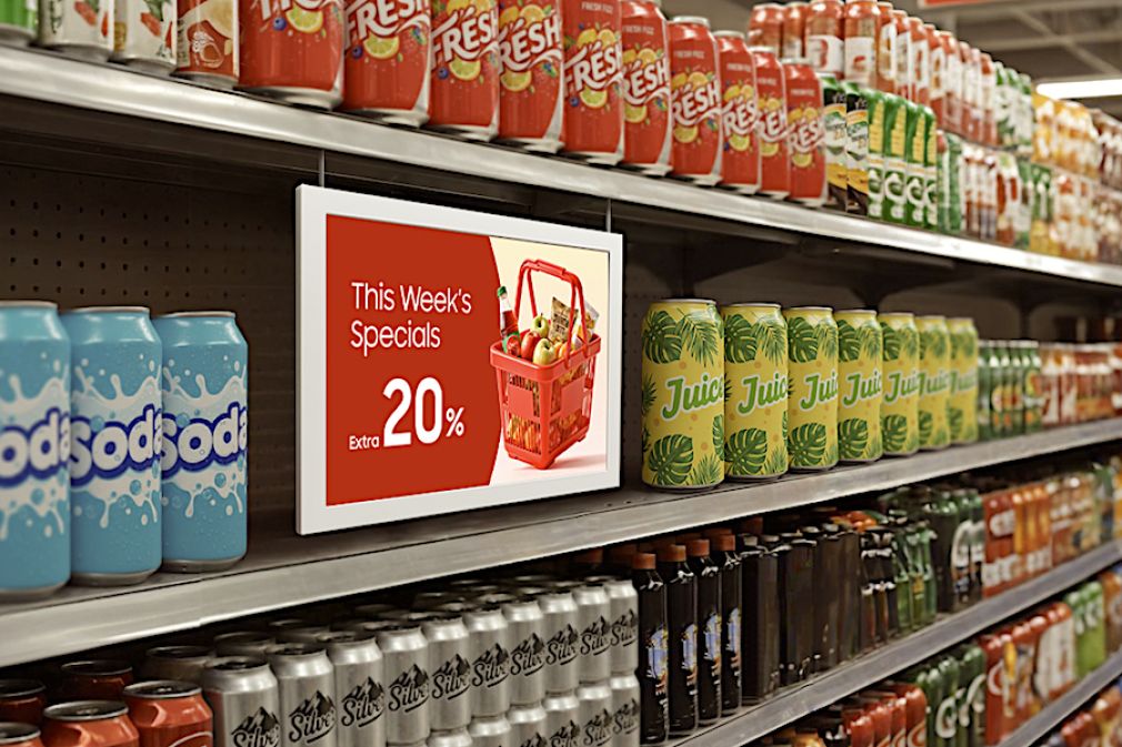 Nueva pantalla de Samsung cambia la señalización digital