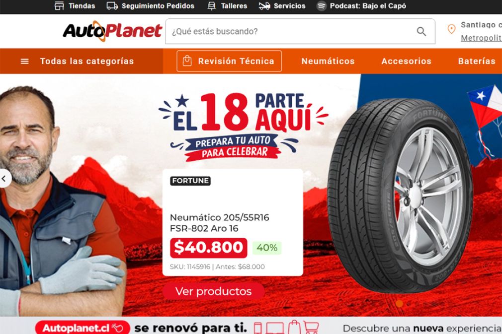El renovado sitio web Autoplanet para encontrar repuestos