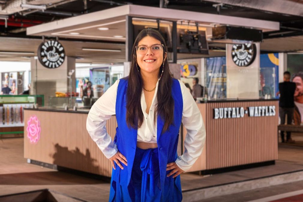 Francisca Bahamondes, subgerenta comercial de Buffalo Waffles