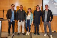 Nicolás Fleaux, Ariel jeria, María José Gaete, Oscar Muñoz y Diego Perry