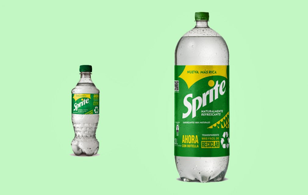 Nuevo envase de Sprite más transparente