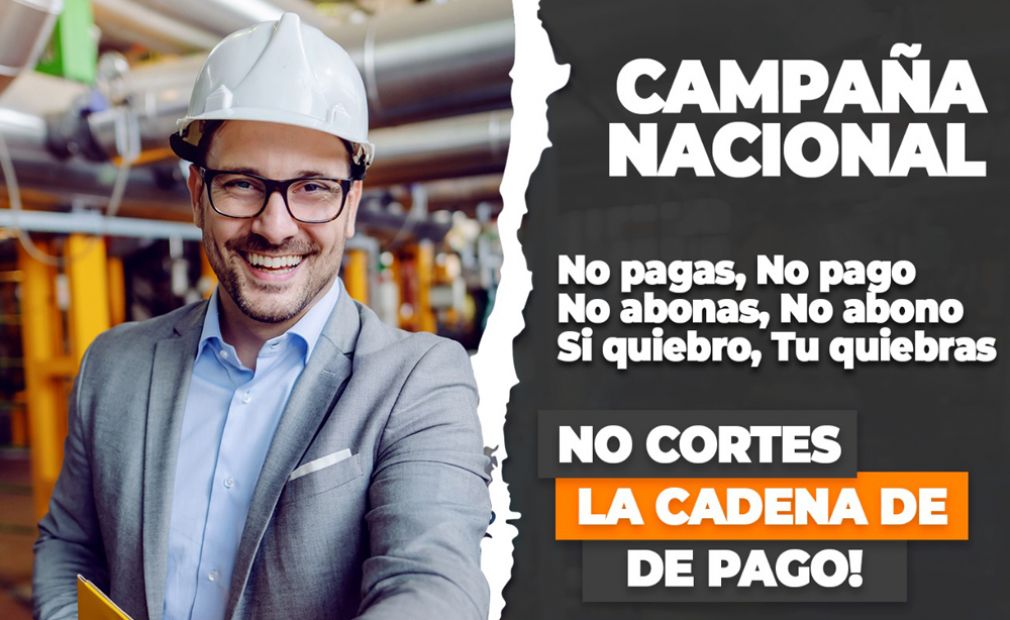 Campaña para evitar corte de la cadena de pagos