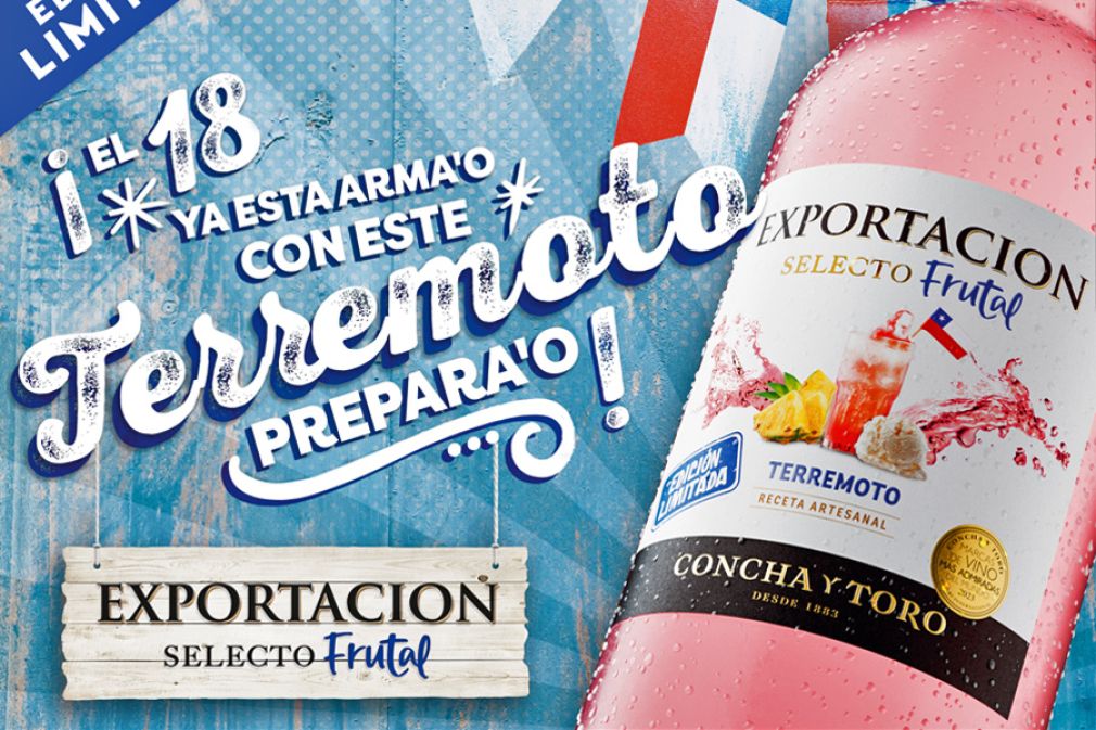 Exportaci&oacute;n de Concha y Toro lanza su Terremoto