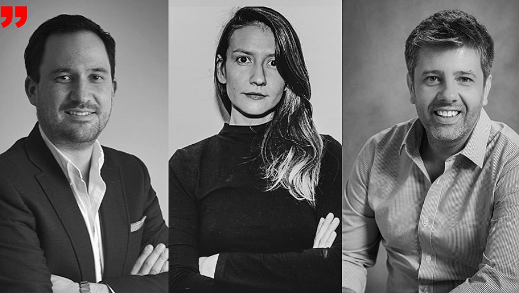 Esteban Pineda, Daniela Matute y Germ&aacute;n Rodr&iacute;guez