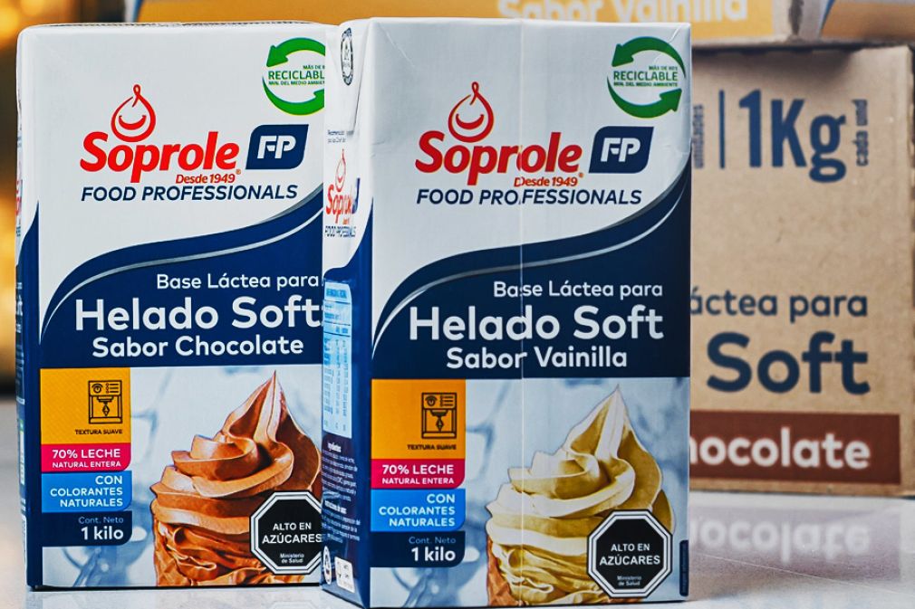 Helados soft de Soprole Food Professionals