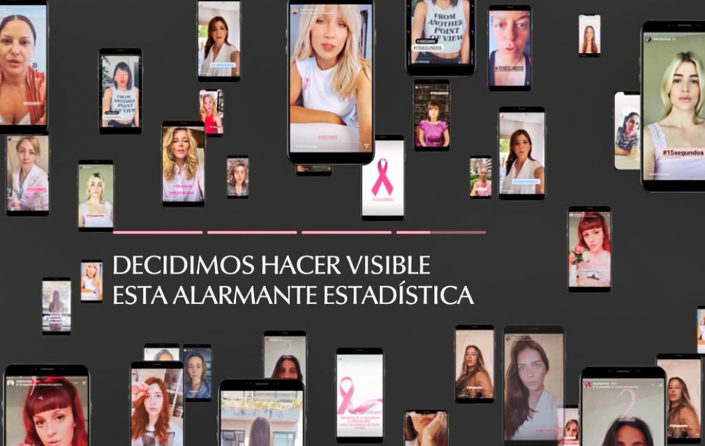 Historias en Instagram para prevenir el c&aacute;ncer de mama