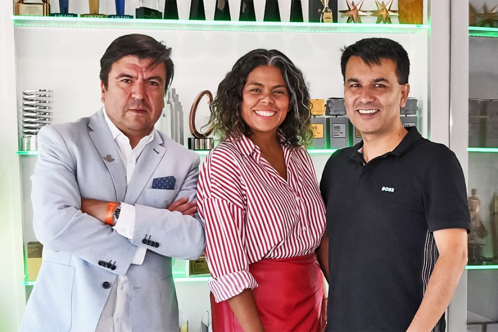 Pancho González, Carolina Pinheiro y Julián Galeano 