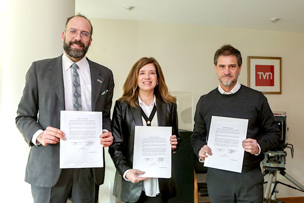 Rodrigo Durán, Susana García y Sebastián Amaral