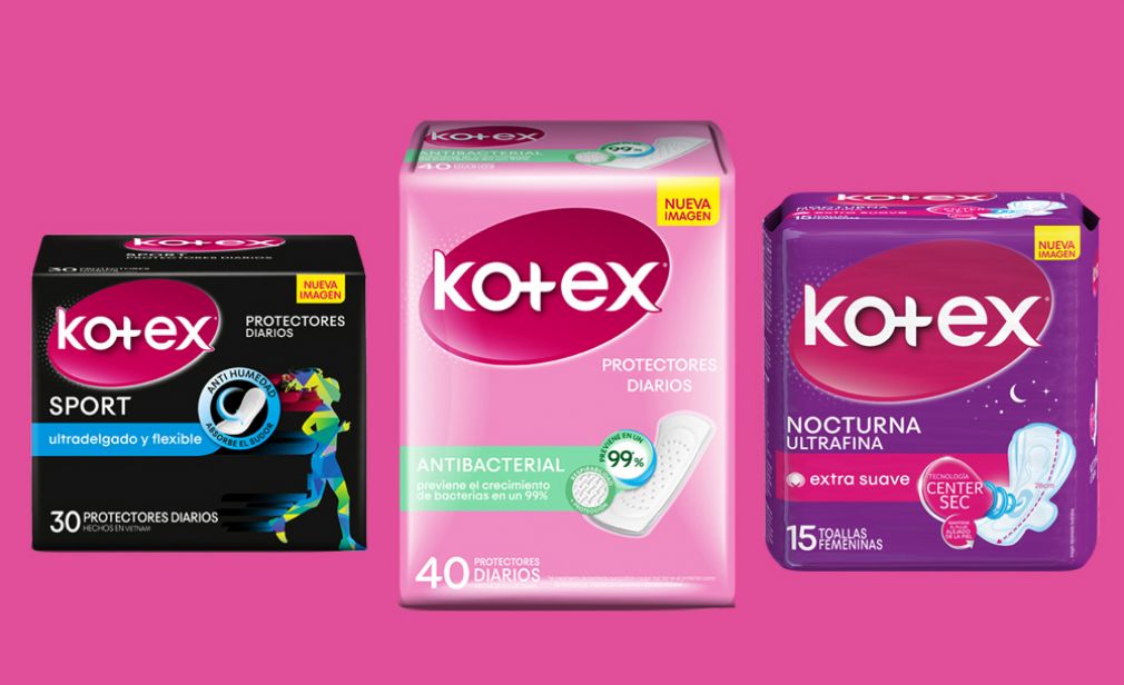 Kotex celebra 100 años relevando su mensaje