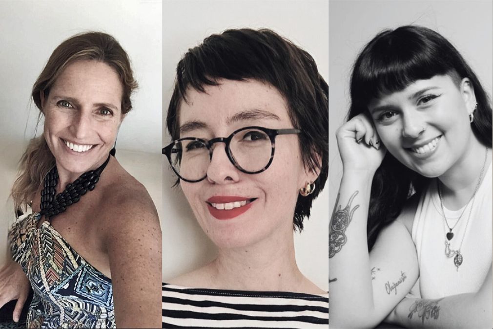 Maira Tinkler, Monserrat Lecaros y Michelle Condon