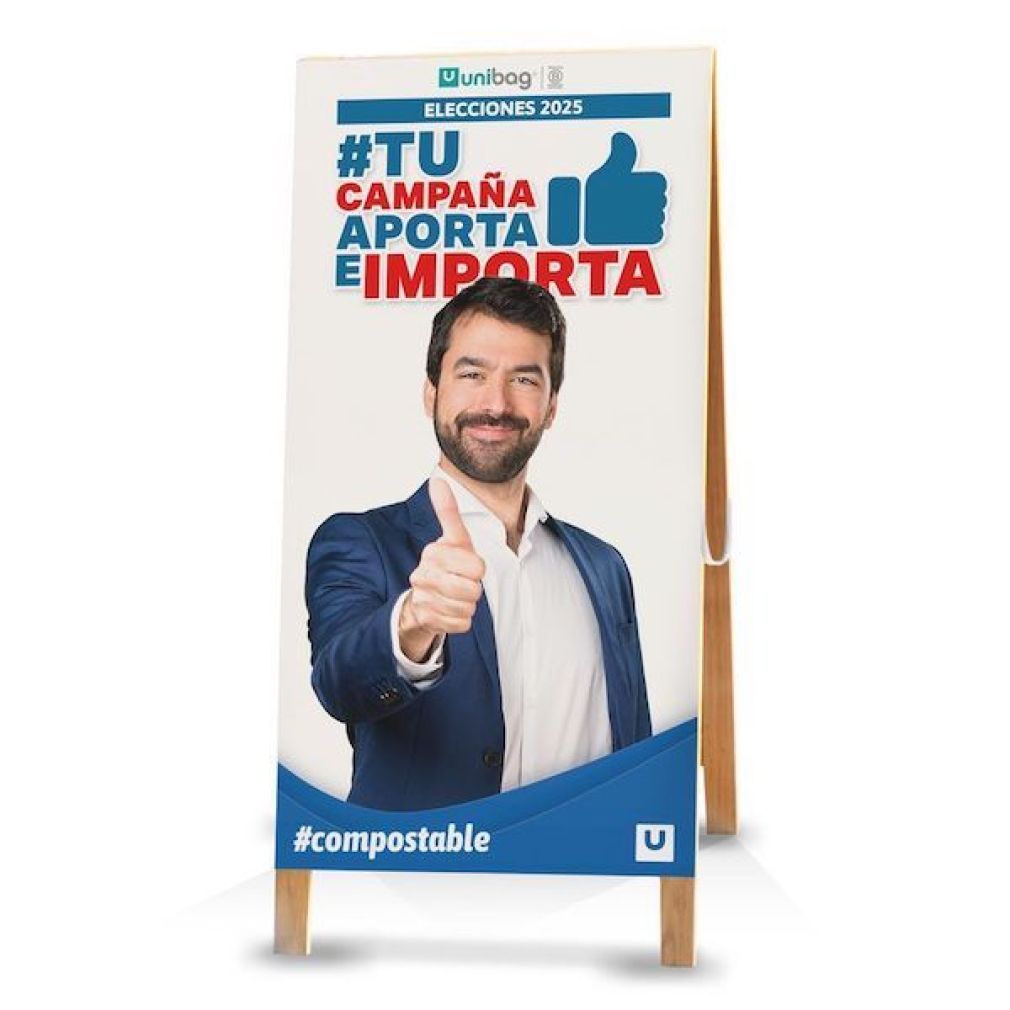 Cartelería compostable para campañas electorales más amigables