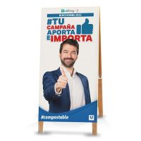 Cartelería compostable para campañas electorales más amigables