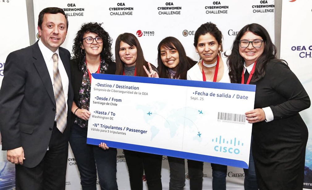 Sandra Sof&iacute;a Paz, Daniela Parada, Tracy Mora, Natalia Bravo y Fernanda Mattar, ganadoras del desaf&iacute;o