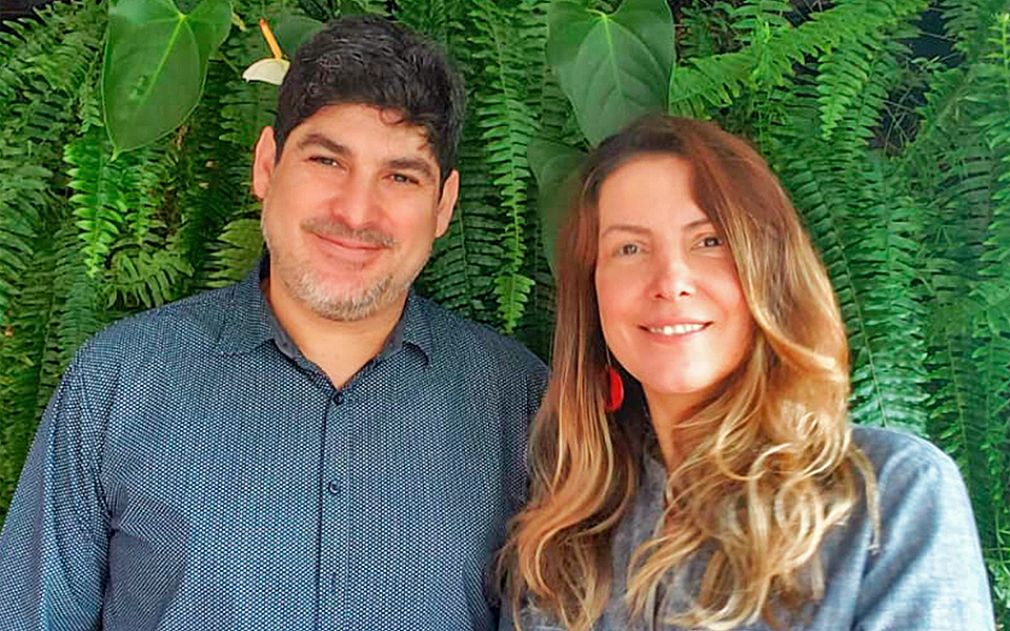 Jorge Mesarina y Adrianne Elias