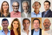 Carolina Cuneo, Pablo Leiva, Martín Osorio, Tony Sarroca, Andrés Gardella, Sergio Gamboa, Tatiana Riesle, Gabriel Badagnani, Andrés Ibáñez y Gabriel Jefferies