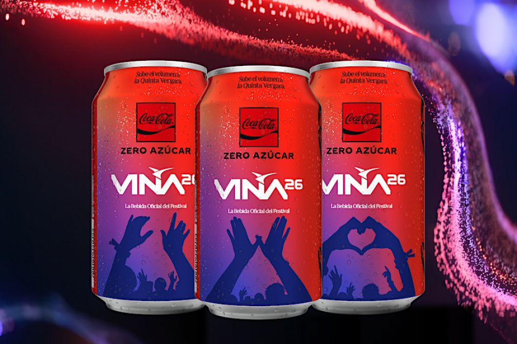 Latas de Coca-Cola que rinden homenaje al Festival de Vi&ntilde;a