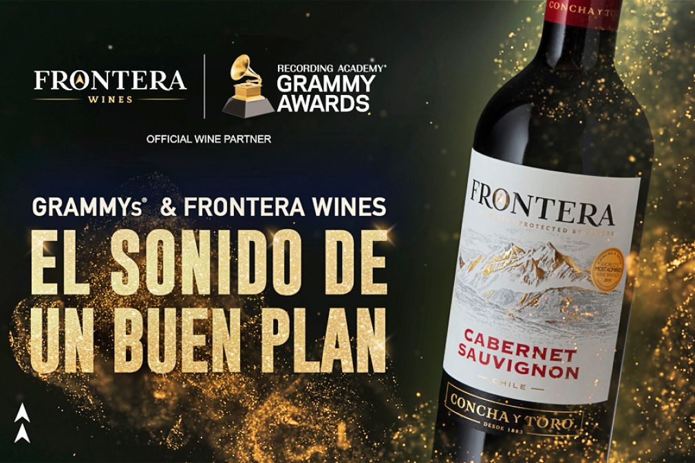 Frontera ser&aacute; el vino oficial de los Grammy Awards