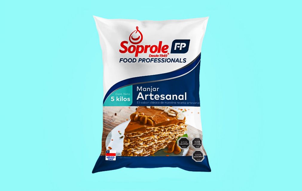 Manjar artesanal de Soprole para pasteleros