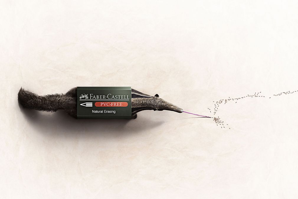 &quot;Natural Erasing&quot;, de Inbrax para Faber Castell