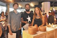 Felipe Arriagada, Pedro Ch&aacute;varri y Katja Krause