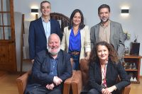 Gerardo Imbarack, Carola Rojas e Ignacio Ovalle; Francisco Aylwin y Paulina Vega